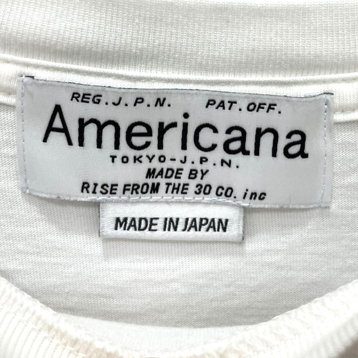 Americana(アメリカーナ) 2024SS AMRCN logo Tsh ロゴTシャツ  