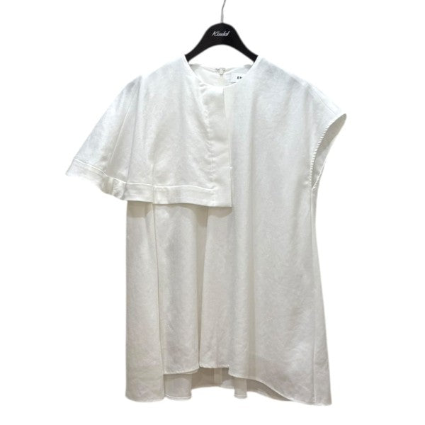 ENFOLD(エンフォルド) ノースリーブブラウス FRONT-TACK PULLOVER