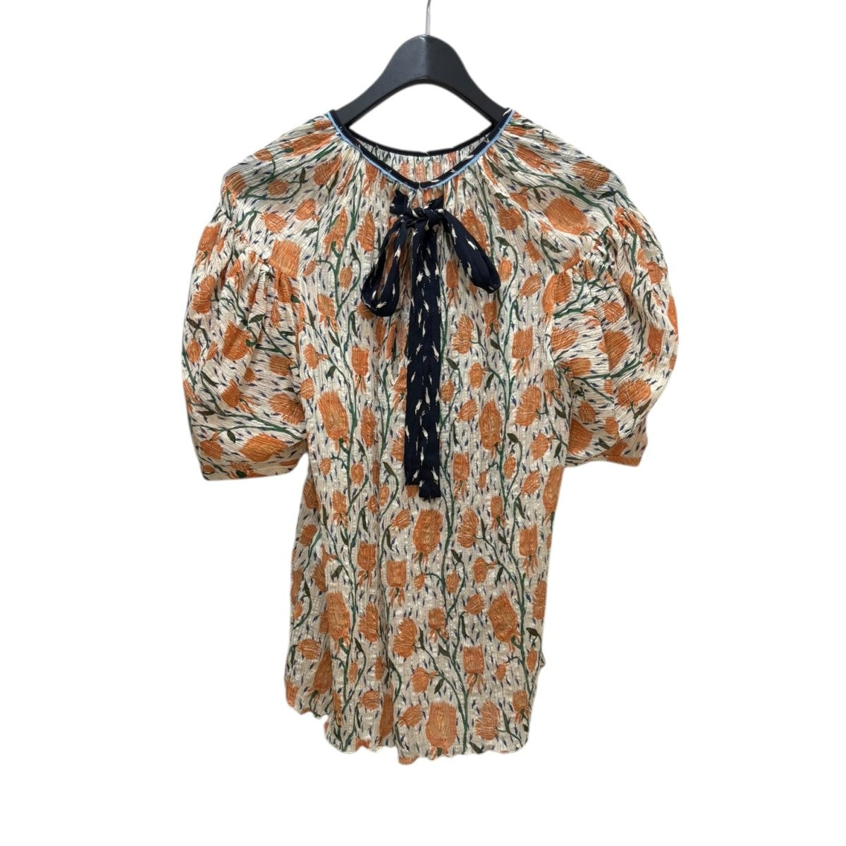 Chloe フラワー柄ブラウス 古着・中古-2枚目のアイテム画像