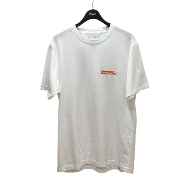 FACETASM(ファセッタズム) デザインシルエットTシャツ ネイビー サイズ