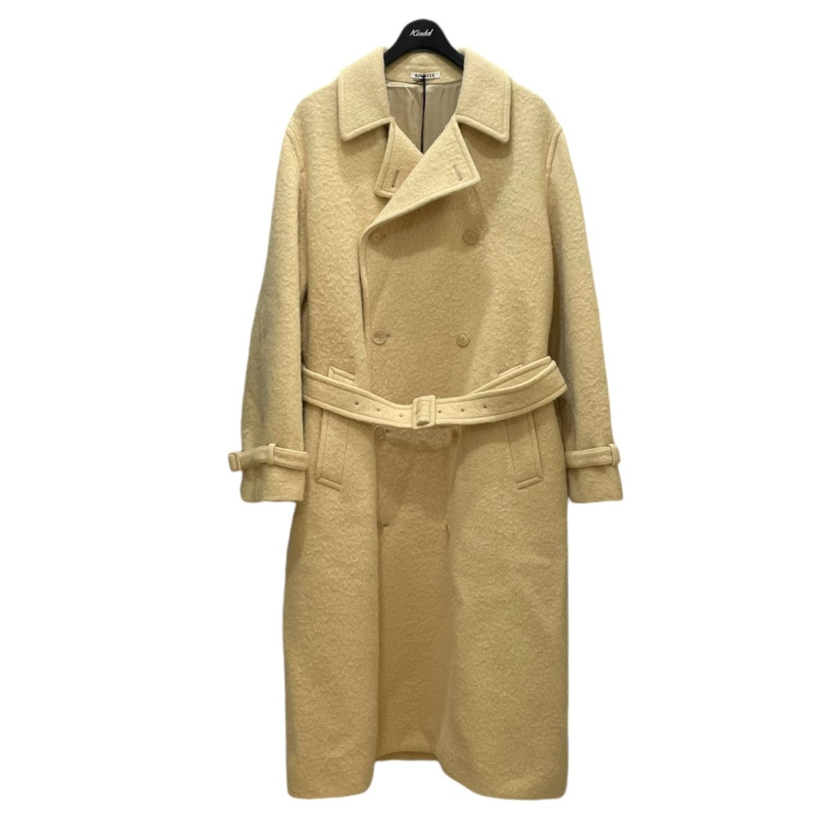 BRUSHED ALPACA WOOL MELTON TRENCH COAT　アルパカトレンチコート