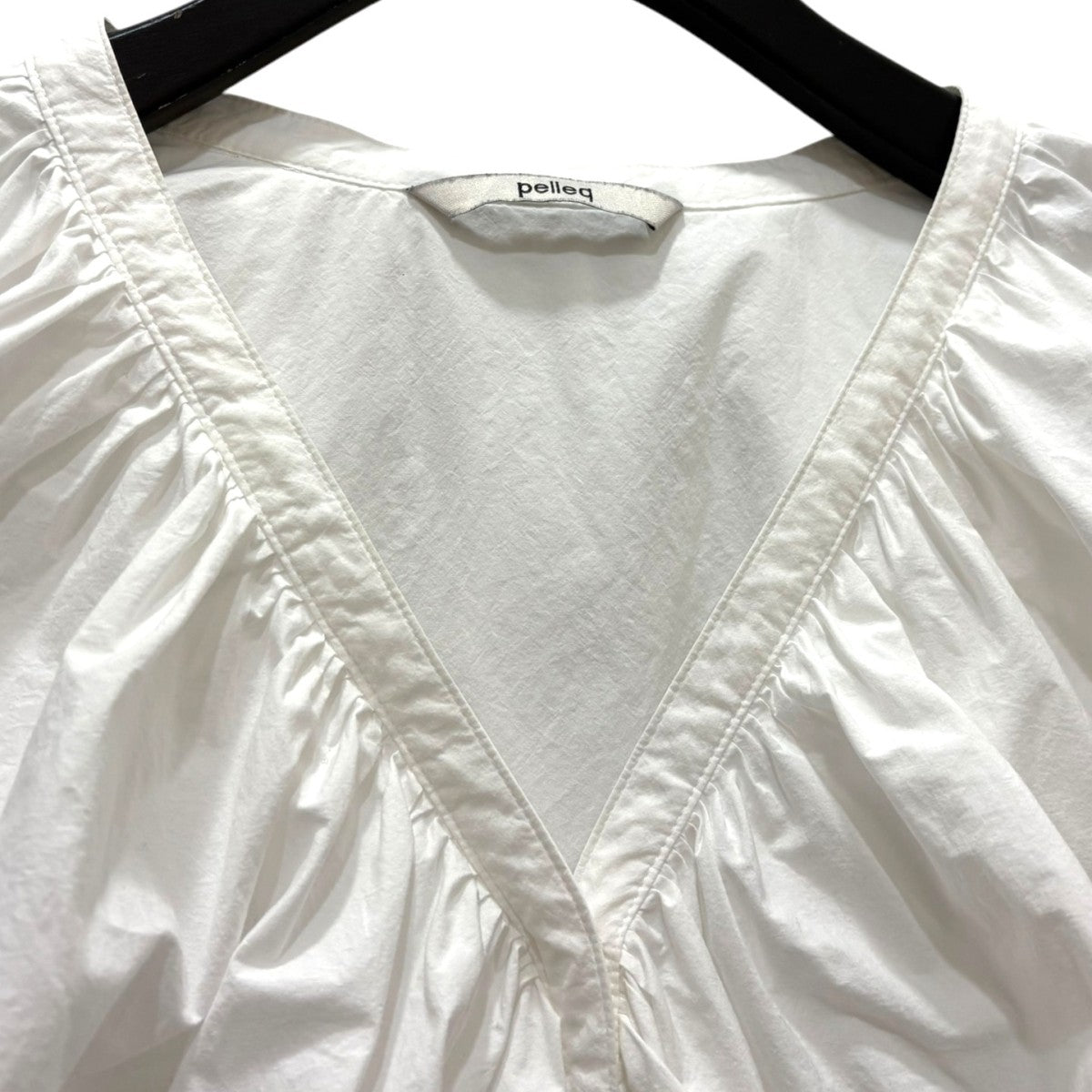 pelleq(ペレック) Clown collar shirt ホワイト サイズ 36