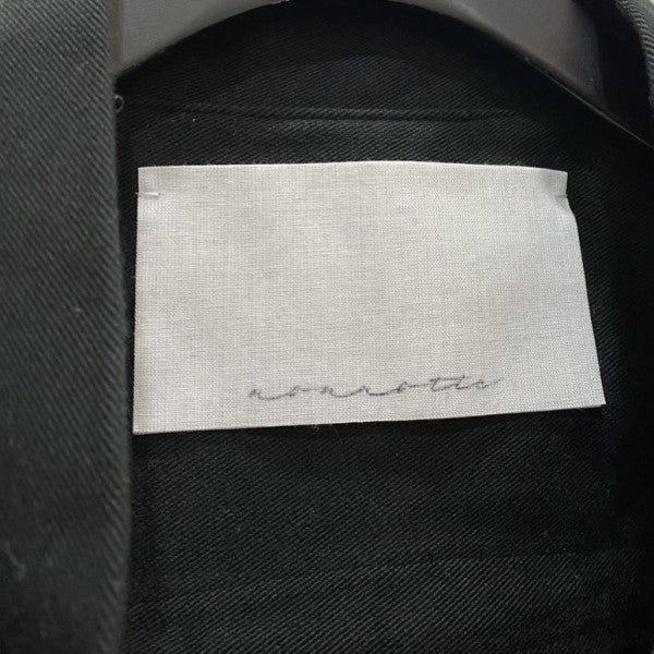 nonnotte(ノノット) Draping Bias Sleeve Blousonブルゾン ブラック