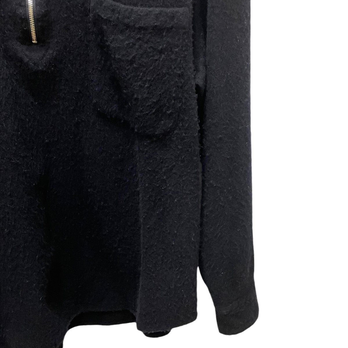 COMOLI 縮絨ウール ハーフジップニット COMOLI】22AW 最新作 縮絨