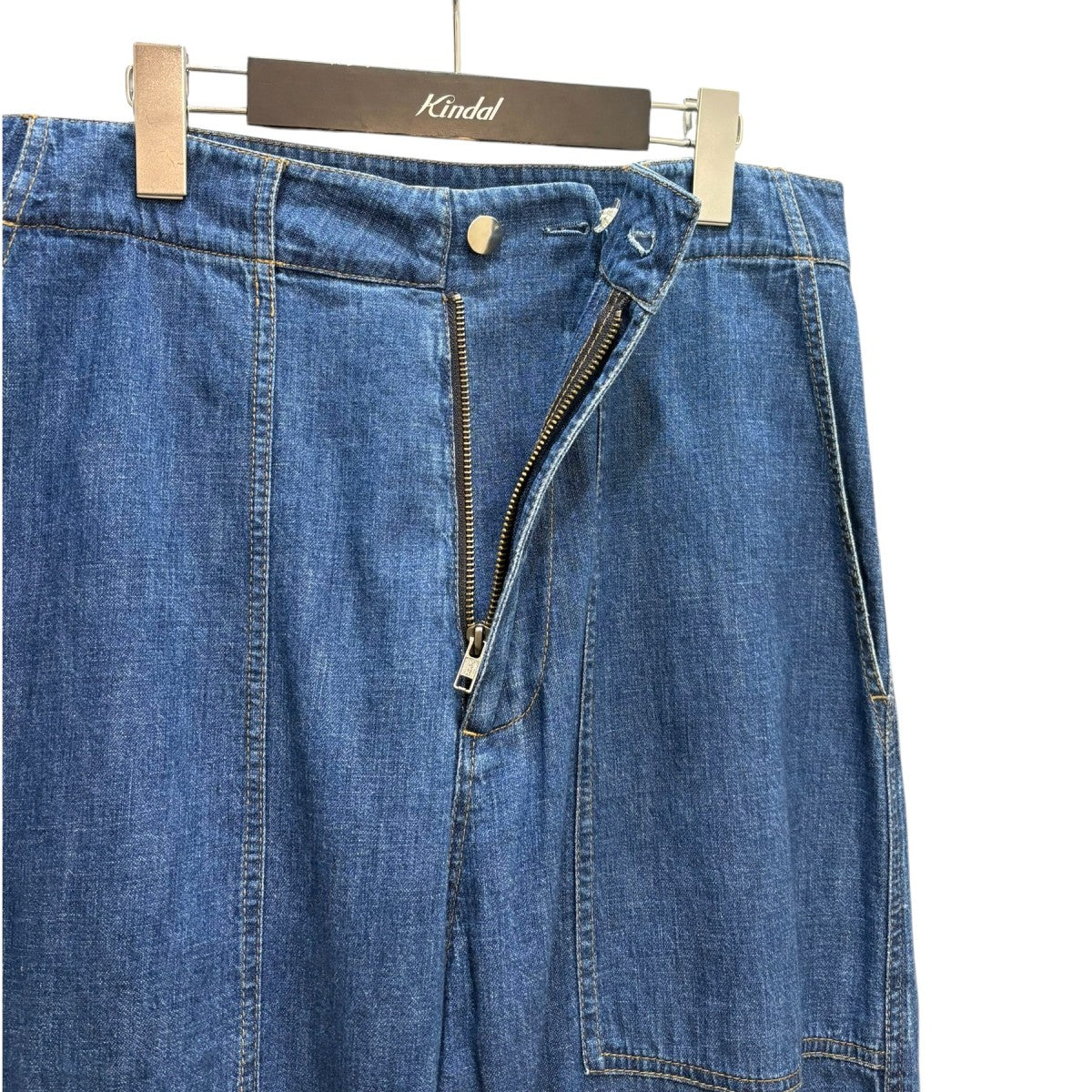 STUDIO NICHOLSON ダークブルーデニムパンツ サイズ1 40%OFF】STUDIO NICHOLSON スタジオ ニコルソン デニム ワイド