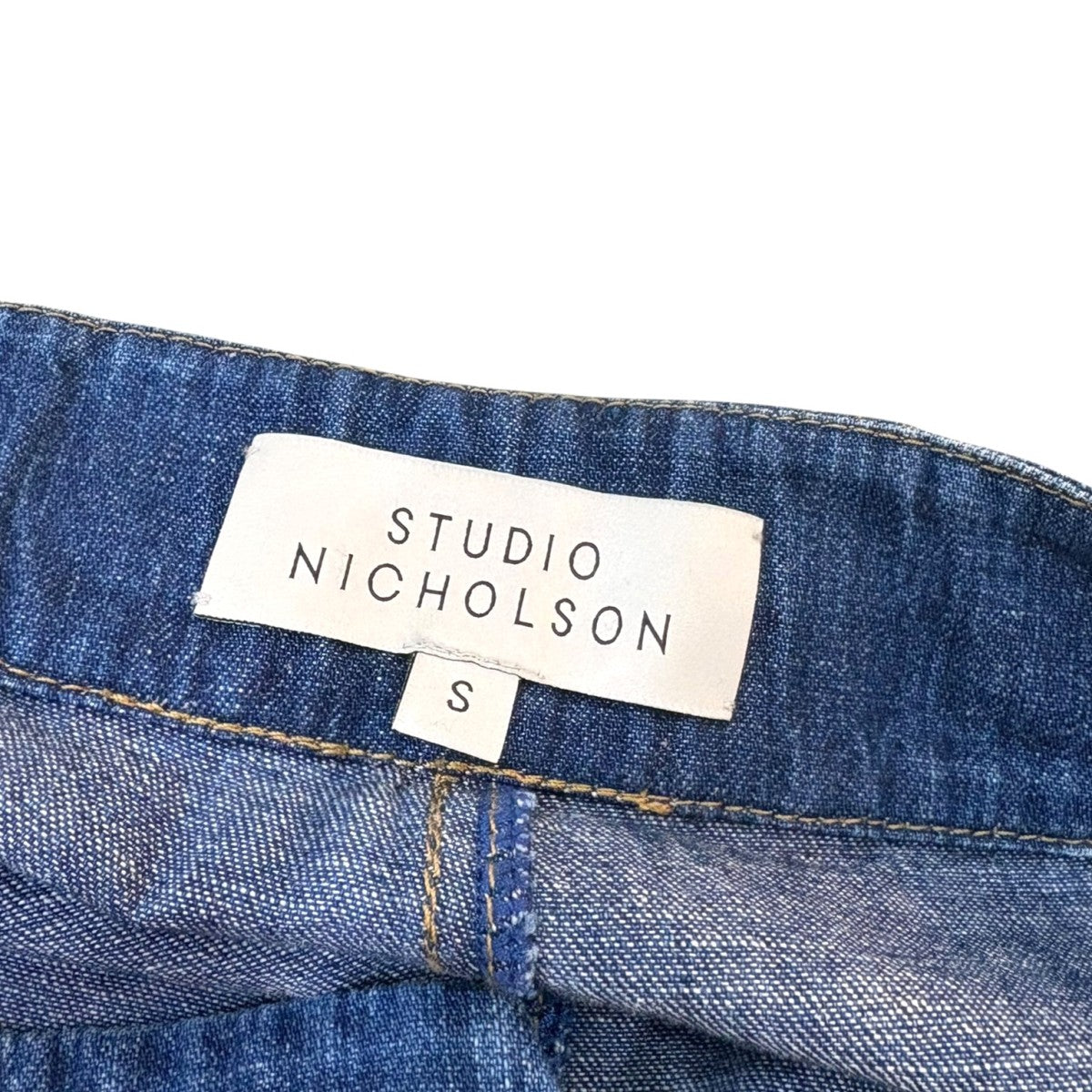 STUDIO NICHOLSON カーディガン Sサイズ 青 STUDIO NICHOLSON カーディガン Sサイズ 青