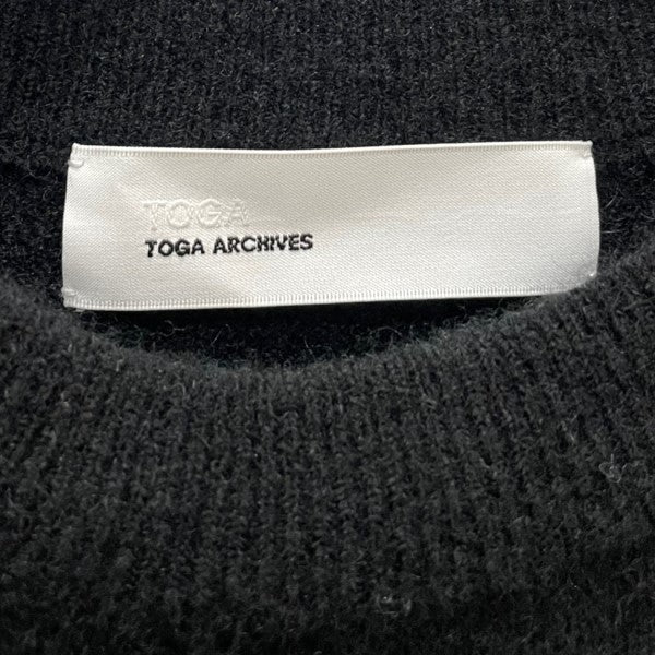 TOGA ARCHIVES(トーガアーカイブス) Hole knit pullover ブラック