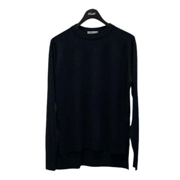 ジョンスメドレーのNAYA 裾スリットクルーネックニットです。 JOHN SMEDLEY 古着・中古 トップス アイテム
