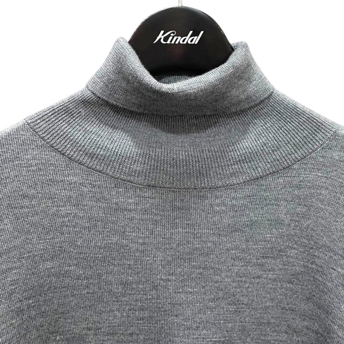 ENFOLD(エンフォルド) ハイネックプルオーバー グレー サイズ 38