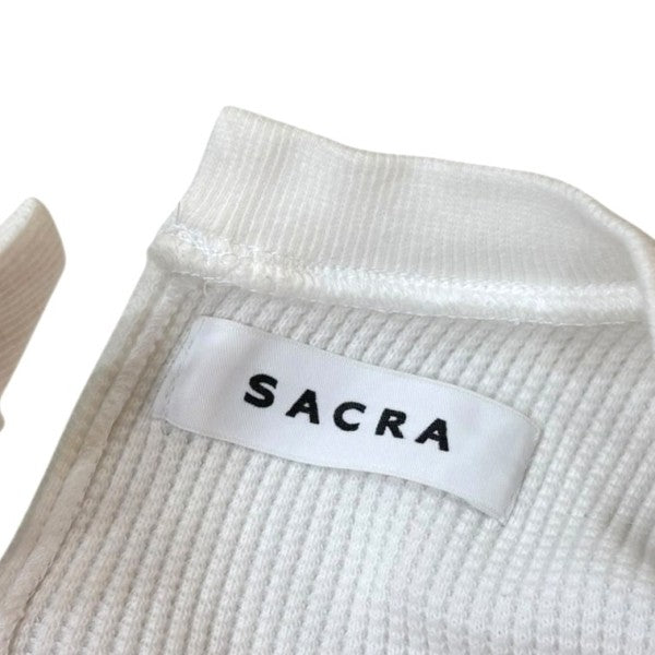 SACRA ベア ワッフル カットソー 124245091 ワッフルノースリーブ 古着・中古-4枚目のアイテム画像