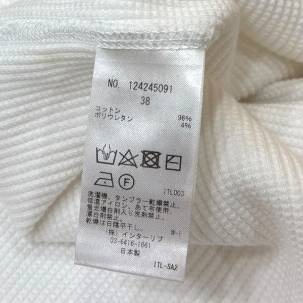 SACRA ベア ワッフル カットソー 124245091 ワッフルノースリーブ 古着・中古-5枚目のアイテム画像