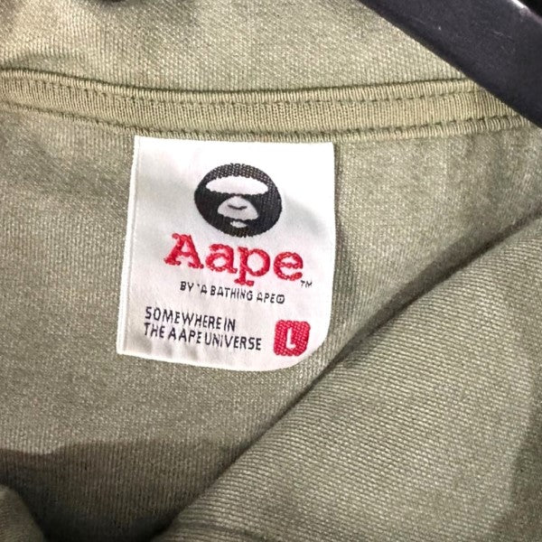 A BATHING APE 古着・中古 アベイシングエイプのハーフジッププルオーバーパーカ HOODIE SWEATER AAPSWM3816XXJです。