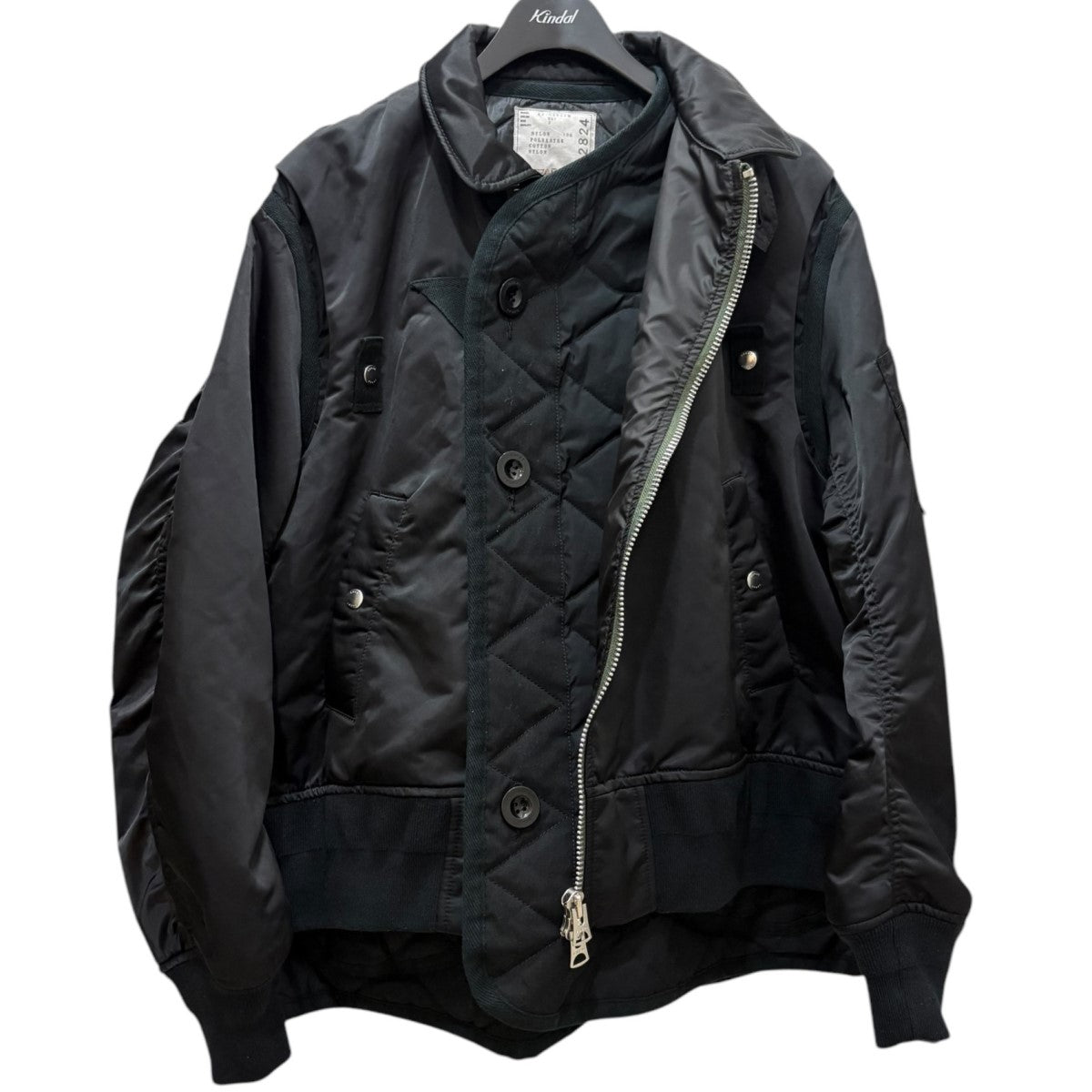 sacai 古着・中古 サカイのナイロンツイルミックスブルゾン Nylon Twill Mix Blouson 22-02824Mです。