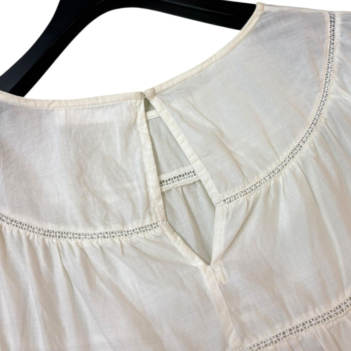 Marlette アイボリー ティアードチュニック Marlette アイボリー ティアードチュニック