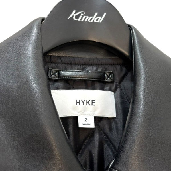 HYKE 2024AW FAUX-LEATHER VEST 17460 フェイクレザーベスト 古着・中古-7枚目のアイテム画像