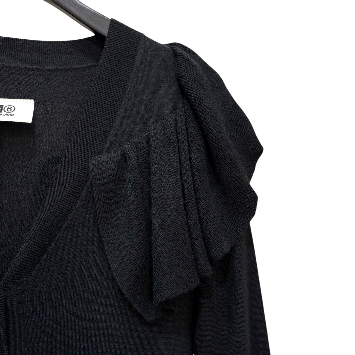 MM6 Maison Margiela フリルカーデ 古着・中古-3枚目のアイテム画像