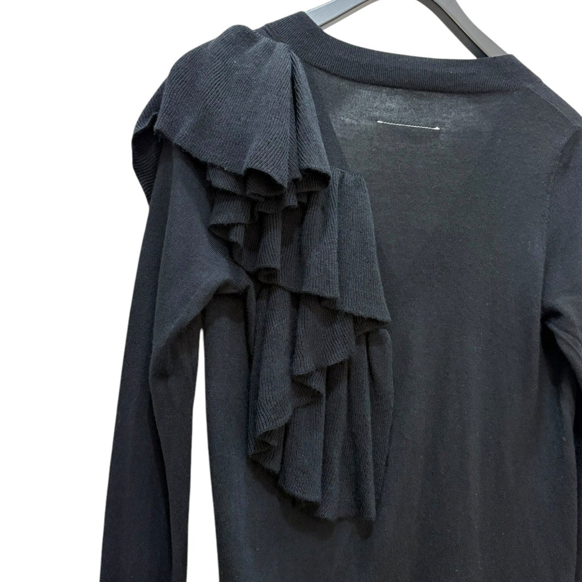 MM6 Maison Margiela フリルカーデ 古着・中古-4枚目のアイテム画像