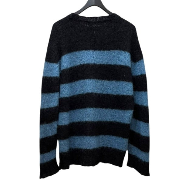 MARNI モヘア混ボーダーニット 古着・中古-2枚目のアイテム画像