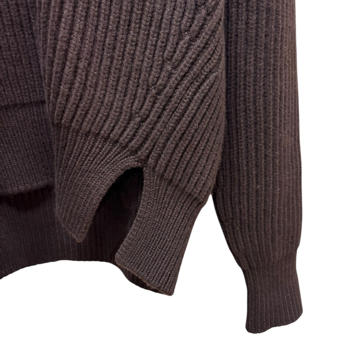 JIL SANDER サイドスリットニットJ22GP0153 J14511 古着・中古-4枚目のアイテム画像