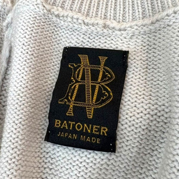 BATONER タートルネックニット セーター エイジングウール BATONER