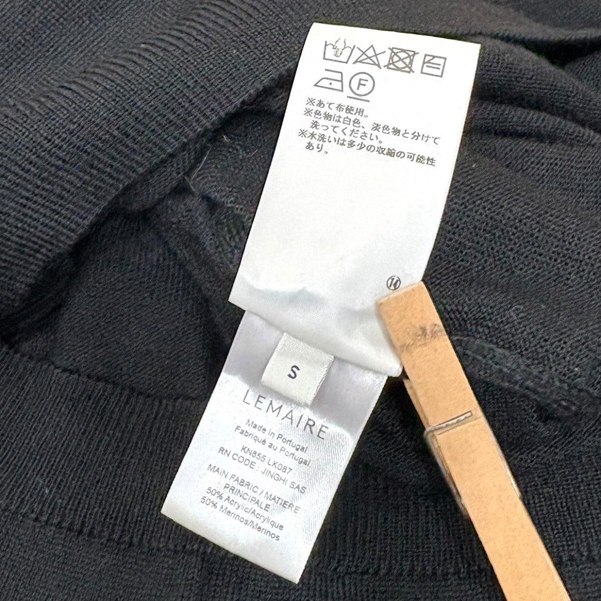 LEMAIRE BUTTONED TURTLENECK 古着・中古-8枚目のアイテム画像