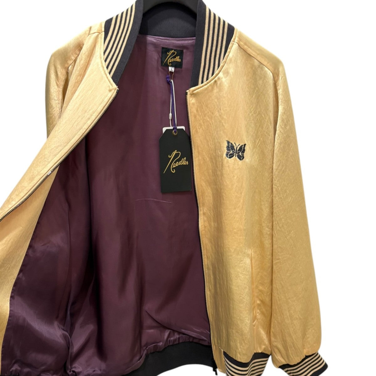 Needles×STUDIOUS STUDIOUS別注 Award Sateen Jacket MR454 スカジャン 古着・中古-3枚目のアイテム画像