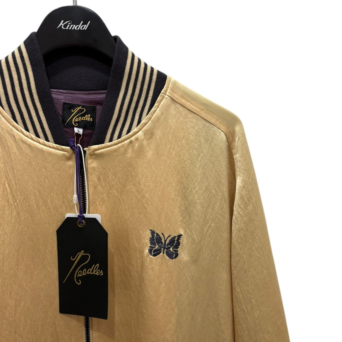 Needles×STUDIOUS STUDIOUS別注 Award Sateen Jacket MR454 スカジャン 古着・中古-4枚目のアイテム画像