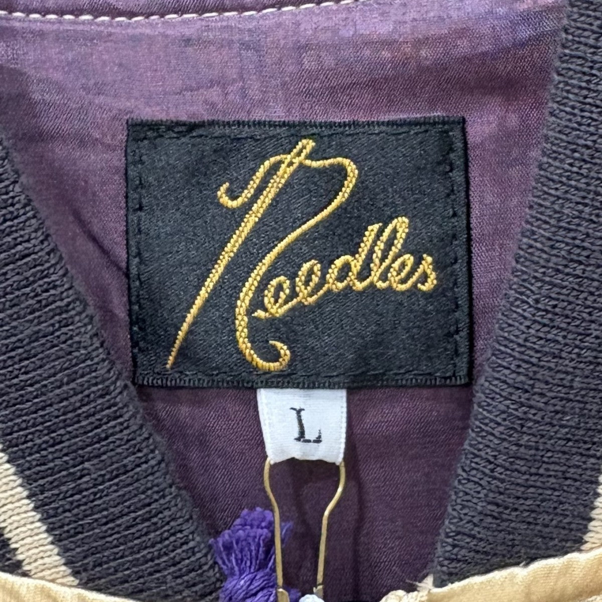 Needles×STUDIOUS STUDIOUS別注 Award Sateen Jacket MR454 スカジャン 古着・中古-6枚目のアイテム画像