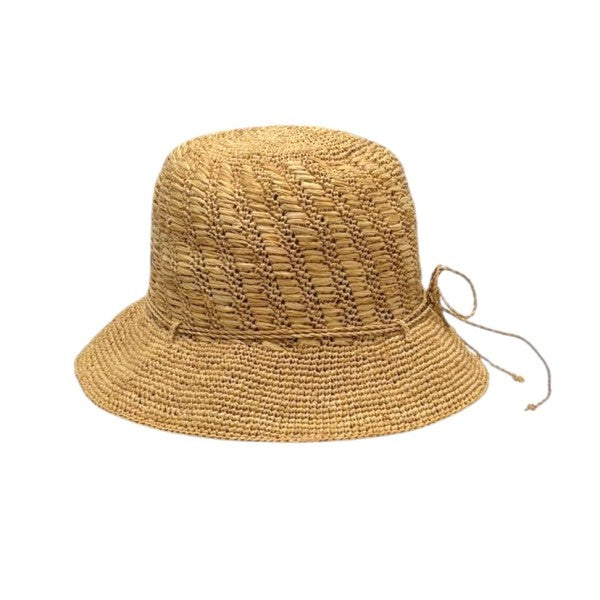 中古 HELEN KAMINSKI ラフィア ハット プロヴァンス 黒