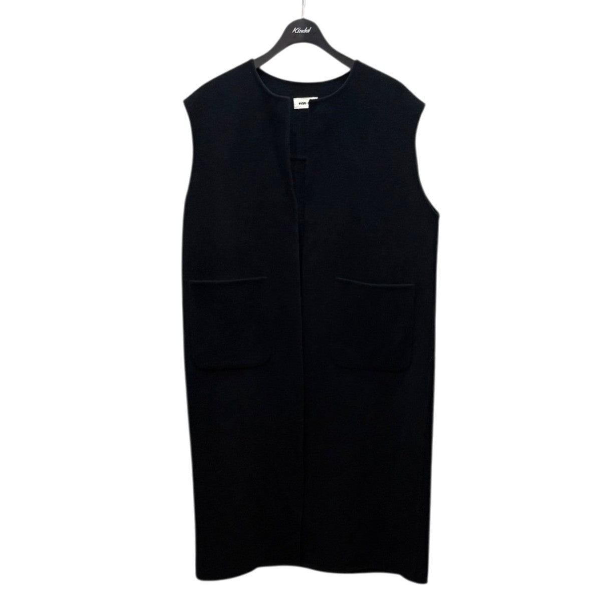 evam eva long vest ロングベストE223T159 古着・中古-1枚目のアイテム画像