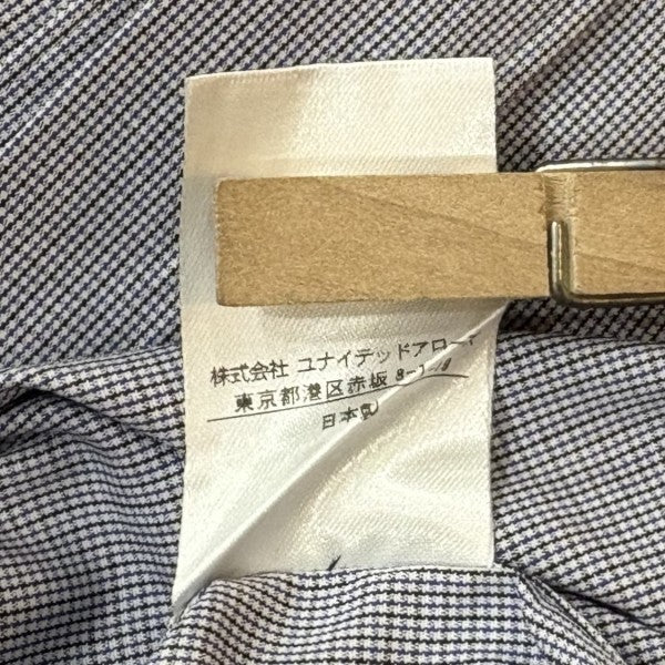 Drawer コットンチェックスタンドフリルシャツ 古着・中古-8枚目のアイテム画像