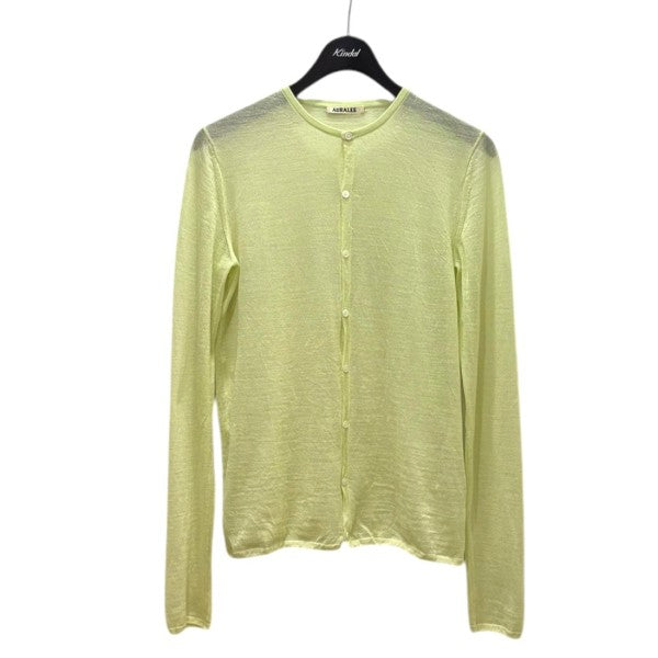 AURALEE(オーラリー) HARD TWIST HIGH GAUGE WOOL SILK KNIT