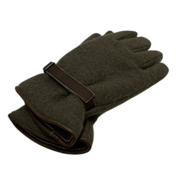 BRUSHED ALPACA WOOL MELTON GLOVESA23AG08AS-M