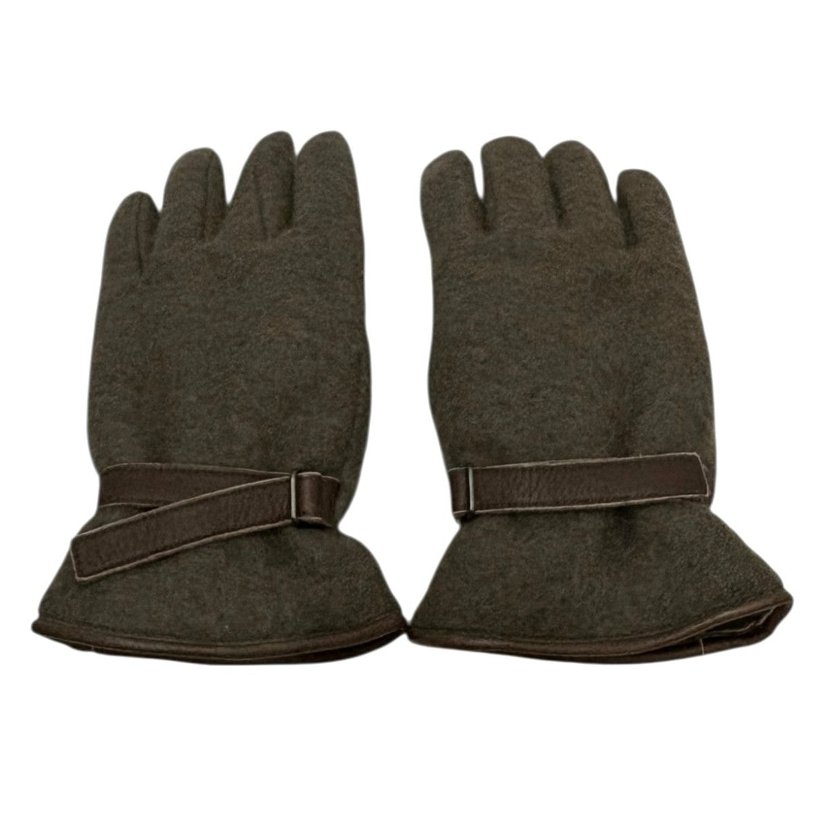 BRUSHED ALPACA WOOL MELTON GLOVESA23AG08AS-M