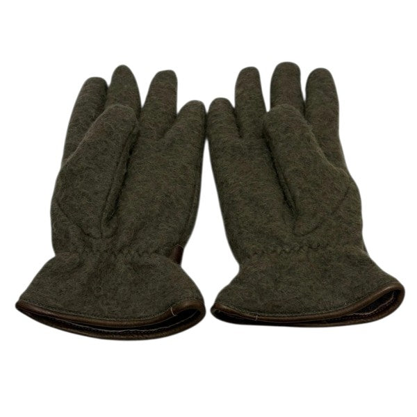 BRUSHED ALPACA WOOL MELTON GLOVESA23AG08AS-M
