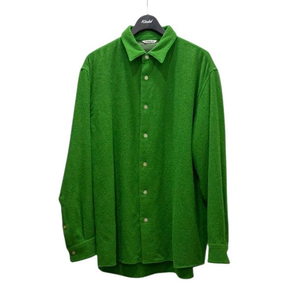 AURALEE(オーラリー) WOOL CASHMERE LIGHT TWEED SHIRTS ウール