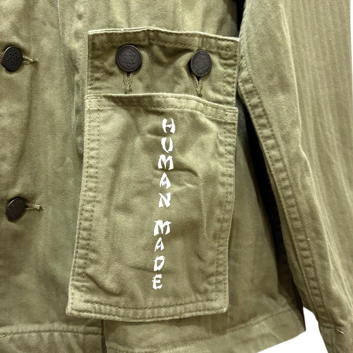 未使用 24ss HUMAN MADE PATCHED MILITARY シャツ - メルカリ