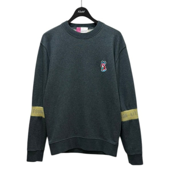 MAISON KITSUNE(メゾンキツネ) ACIDE ライン ワンポイントスウェット