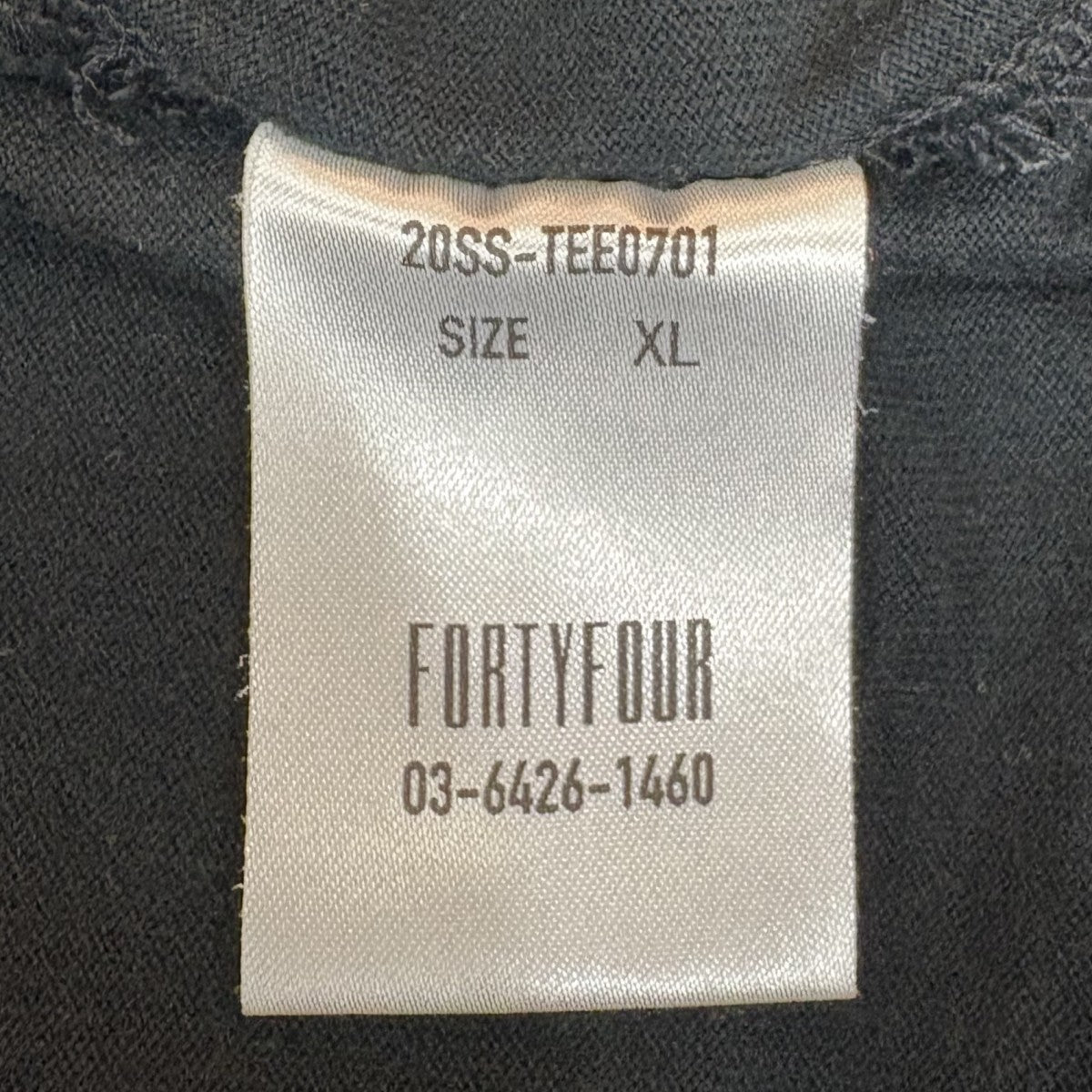 FORTYFOUR ICE N’ STEALTH TEE 古着・中古-4枚目のアイテム画像