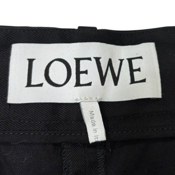 【タグ付】LOEWE ロエベ/プリーツパンツ/グレー/メンズ/コットン タグ付】LOEWE ロエベ/プリーツパンツ/グレー/メンズ/コットン