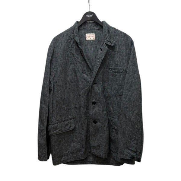 BONCOURA(ボンクラ) Euro Work Jacket Chambray Heather Black