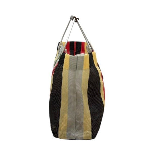 MARNI マルチカラー ストライプ バッグ MARNI マルチカラー ストライプトートバッグ