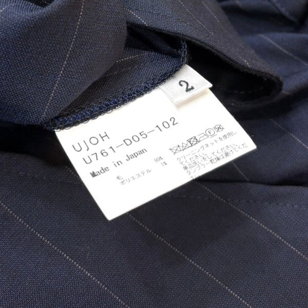 UJOH ピンストライプアシンメトリードレスU761-D05-102 古着・中古-8枚目のアイテム画像