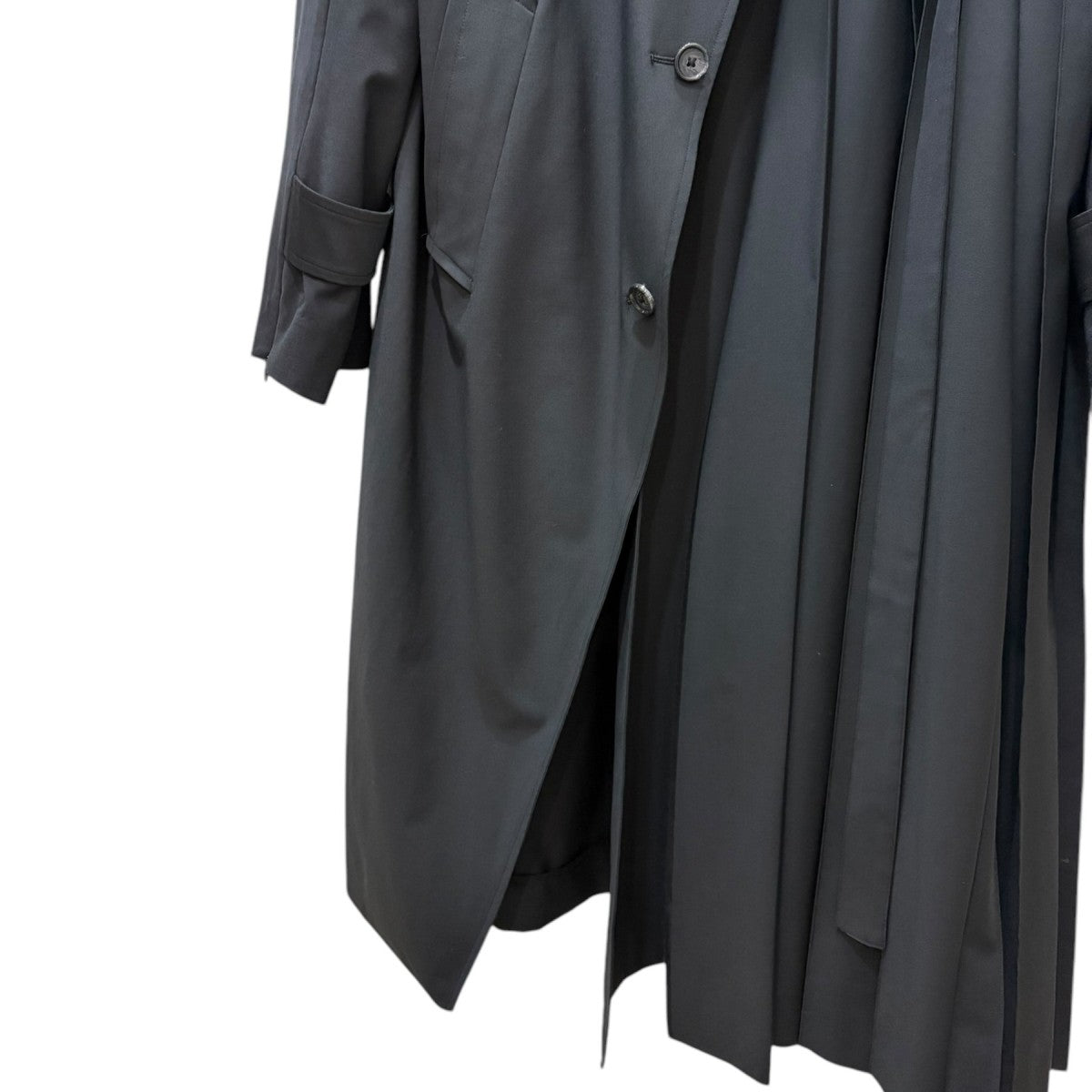 MIKAGE SHIN(ミカゲシン) プリーツコート Pleats Coat BSSS-0101 BSSS