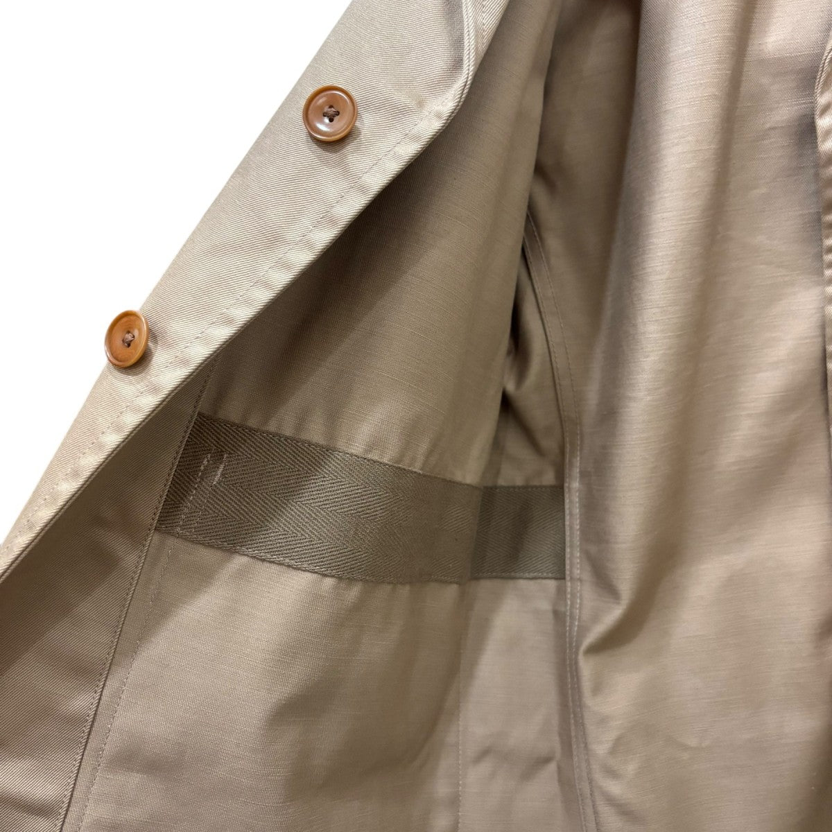 SCYEBASICS コットンチノサックコート5122-41450 古着・中古-4枚目のアイテム画像