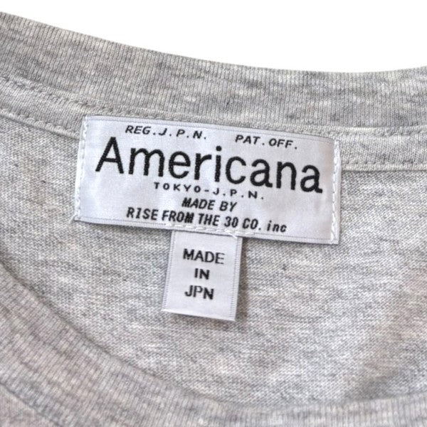 アメリカーナ Americana AC Tシャツ 杢グレー Americana AC Tシャツ 杢グレー｜【公式】カインドオル