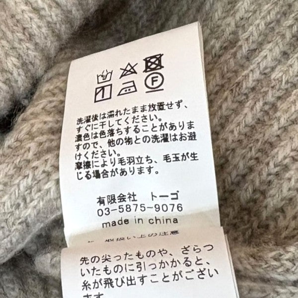 Triangke Turtle Neck Pullover Wool Yak Knit