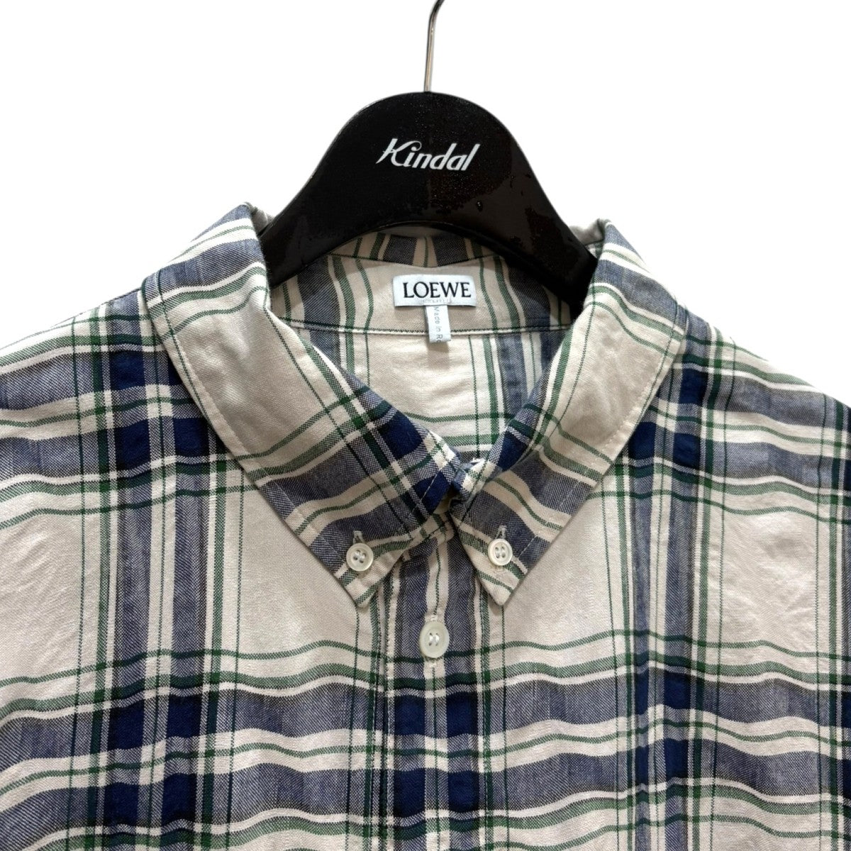 LOEWE(ロエベ) Check Shirt ウェーブチェックシャツ H526Y05W34