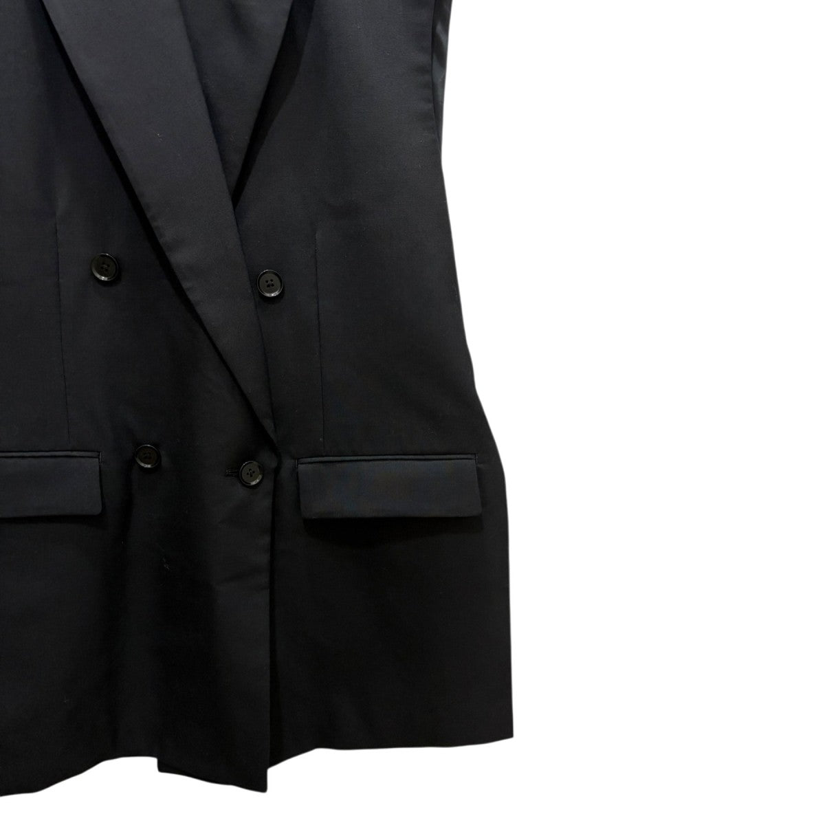08sircus Wool tropical double breast sleeveless jacketS24SS-OT09 古着・中古-4枚目のアイテム画像
