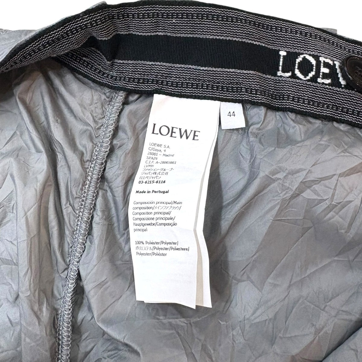 LOEWE(ロエベ) イージーパンツH526Y04WBW H526Y04WBW グレー サイズ 44